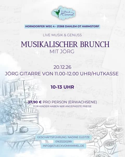 Musikalischer Brunch mit Jörg am 20.12.2026
